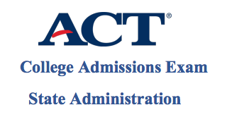 State ACT for all Juniors is March 9