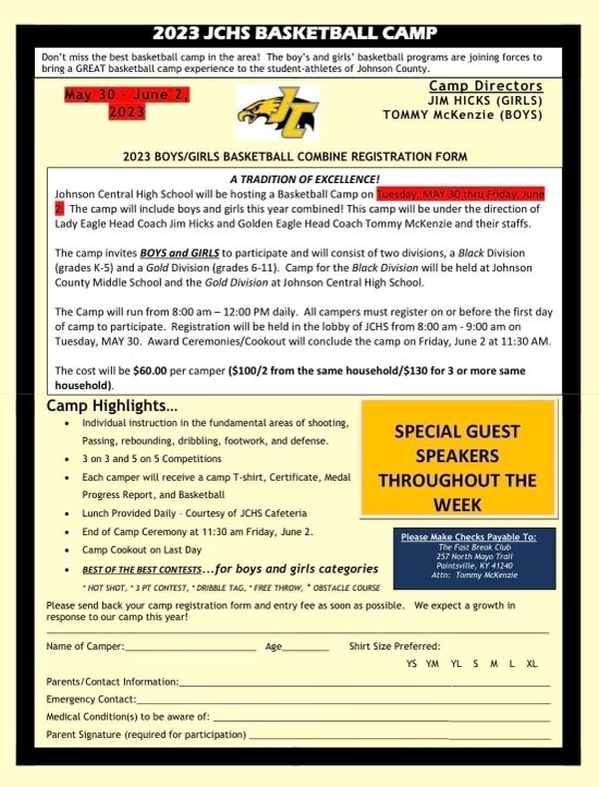 JC Basketball Camp