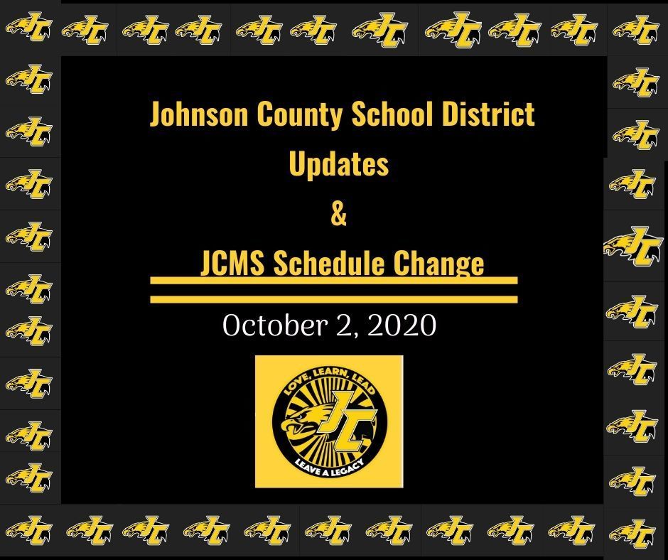 Johnson County School District Updates & JCMS Schedule Change