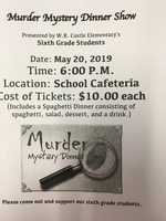 WRC 6th Grade Dinner Theatre
