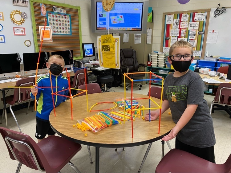 building with straw connectors