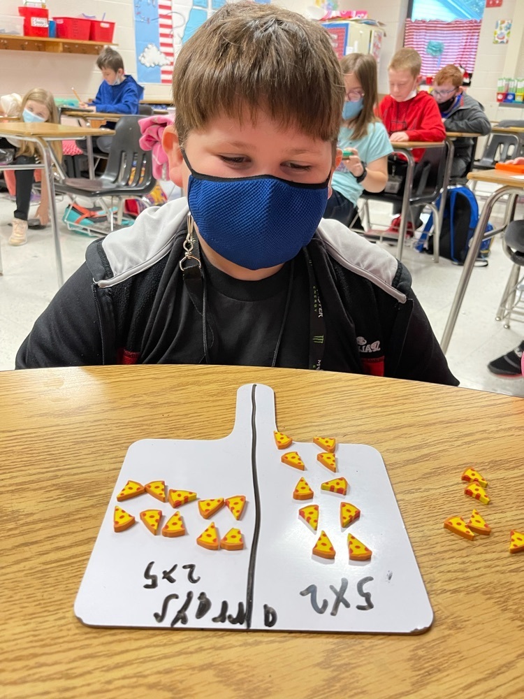 3rd Grade students learning different strategies to solve multiplication.