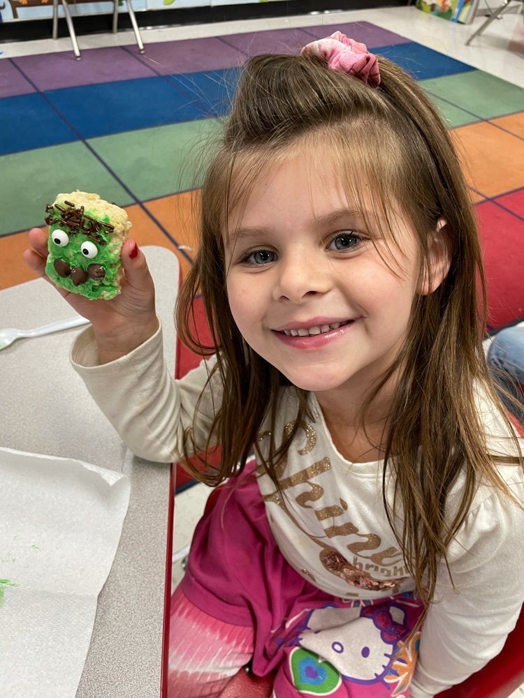 Mia Maynard with her āFranken-snack"