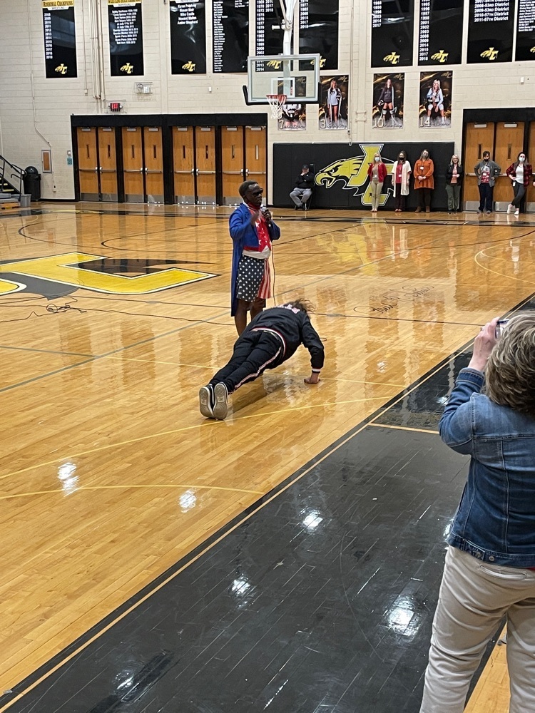 Eric doing push-ups