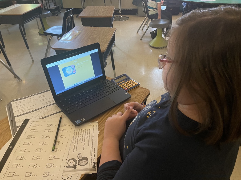 Ms. West's students keeping hard at work to meet their i-Ready goals.