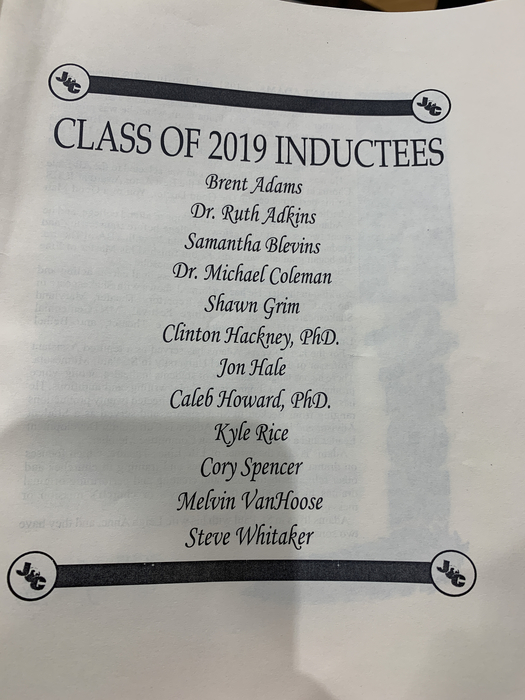 2019 Hall of Fame Inductees