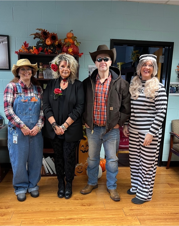Thank you to Superintendent Cochran and Central Office Staff for helping us treat our students this morning. They came over and participated in our Trick or Treat for the students. we appreciate all that you guys do for our students  