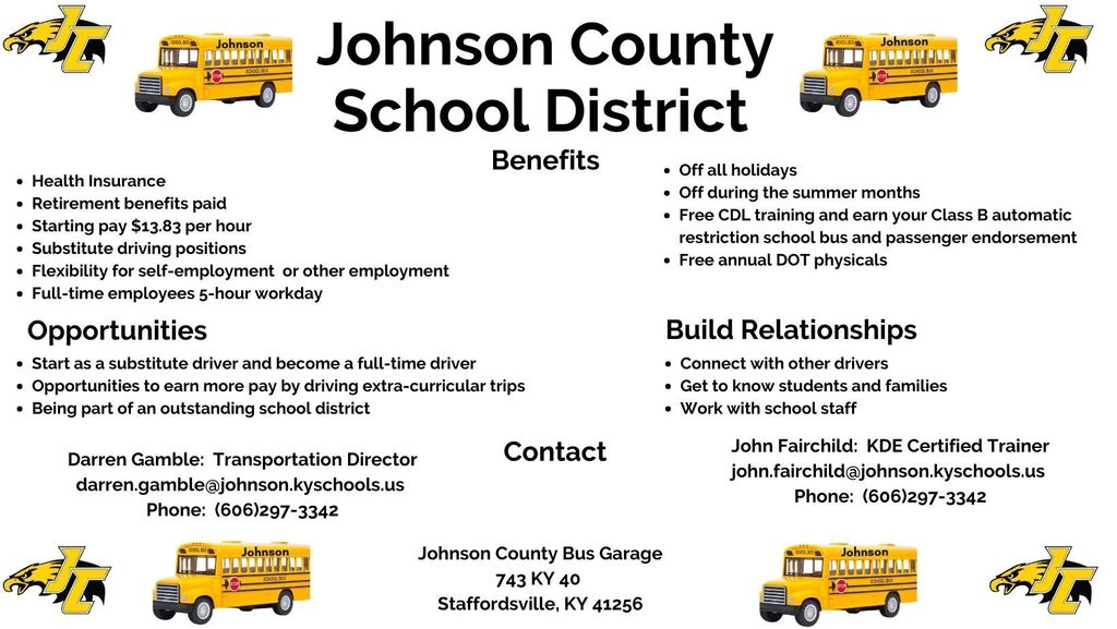 Johnson County School District Transportation Department